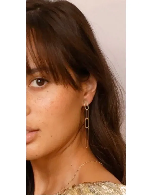 Jennifer Zeuner - Asteria Earrings in Yellow Vermeil