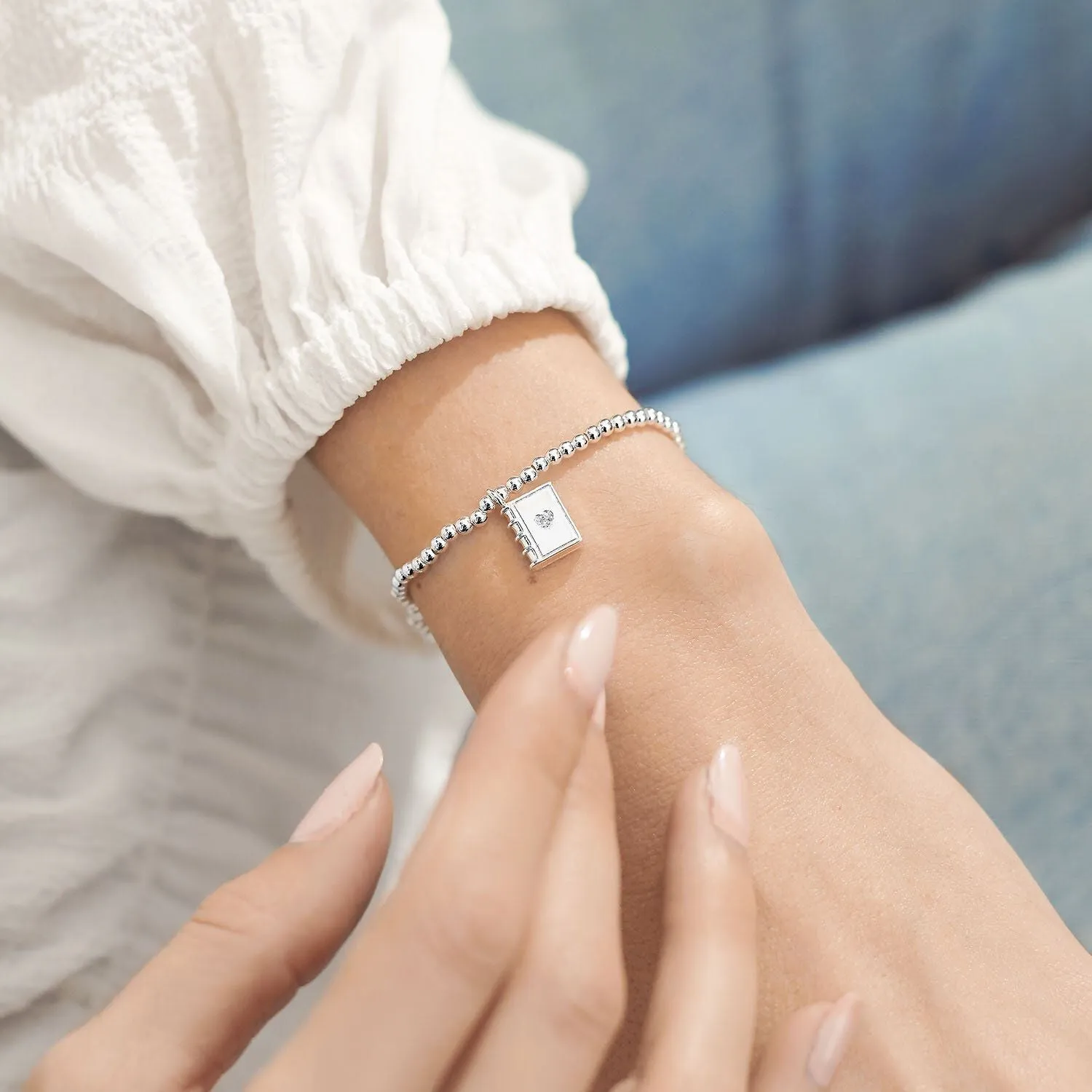 Joma Jewellery Silver A Little 'New Chapter' Bracelet