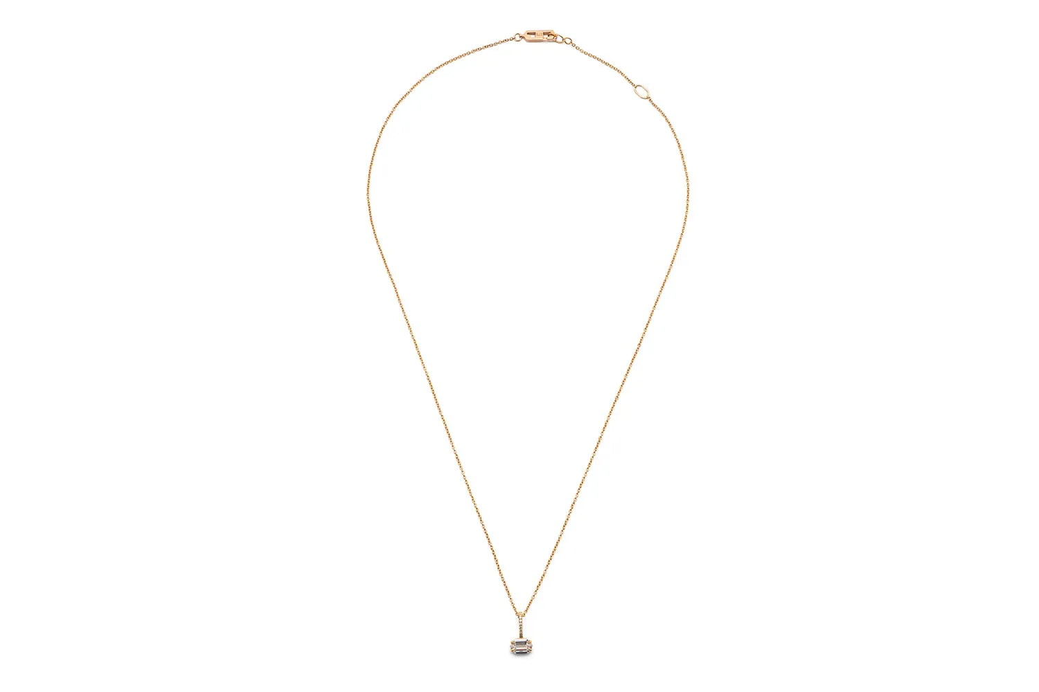 Kent Charm With Plain Necklace