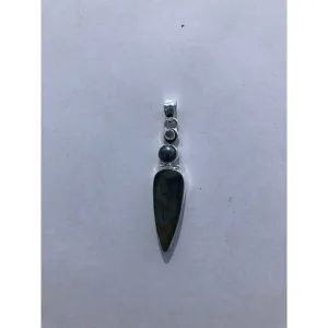 Kia Teardrop Sterling Silver Pendant
