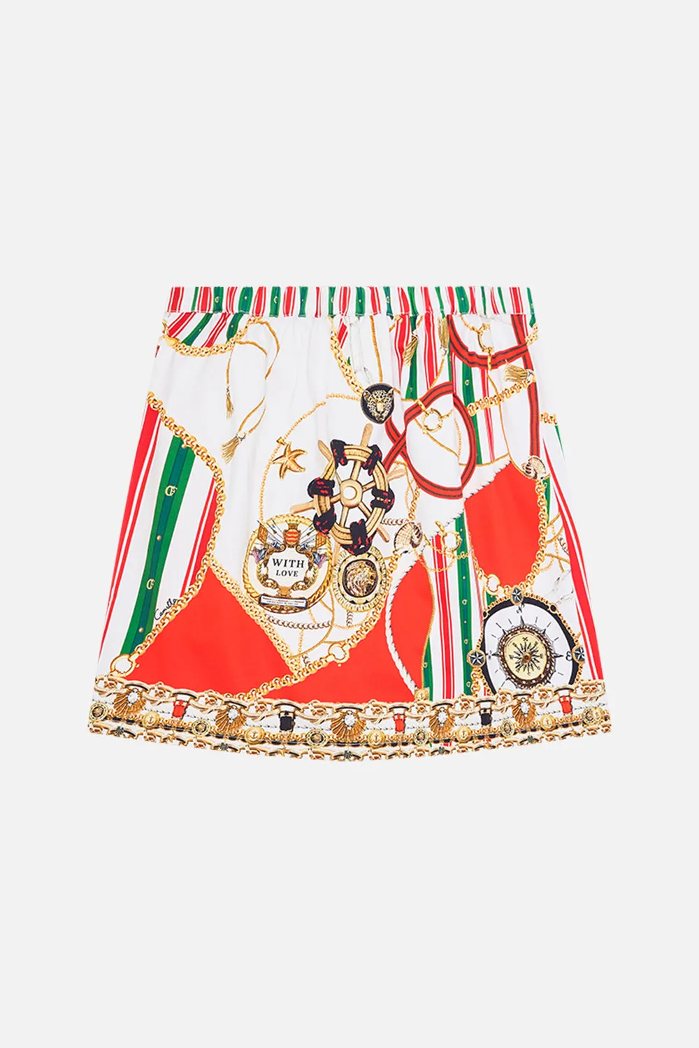 KIDS MINI SKIRT WITH POCKETS 12-14 SALUTI SUMMERTIME
