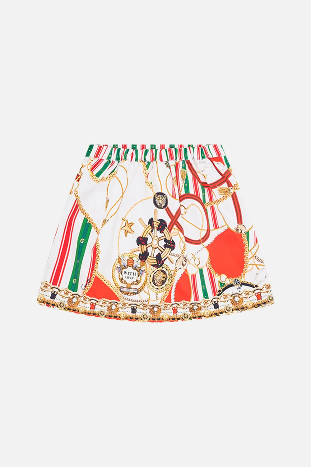 KIDS MINI SKIRT WITH POCKETS 4-10 SALUTI SUMMERTIME
