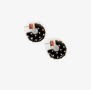 Le Hoop - Studded Resin