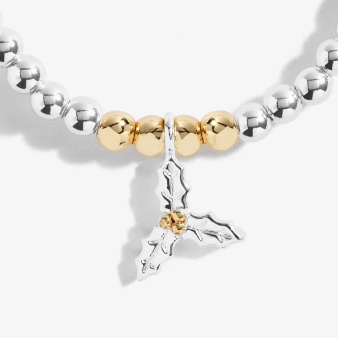Life's A Charm Magic Of Christmas Silver Charm 17.5cm Stretch Bracelet 5436