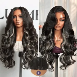 Luvme All-Day Comfort Wig Platinum Blonde Highlight Loose Body Wave Glueless 7x6 Closure HD Lace Wig Pre-Cut Lace