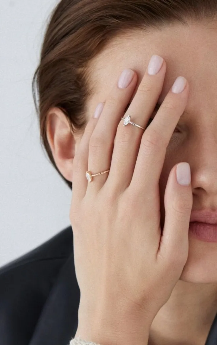 Marquise ring