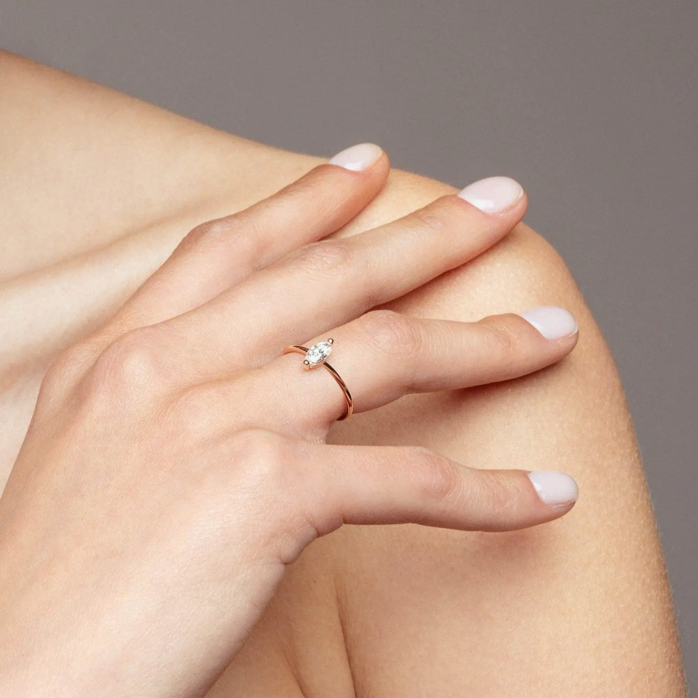 Marquise ring