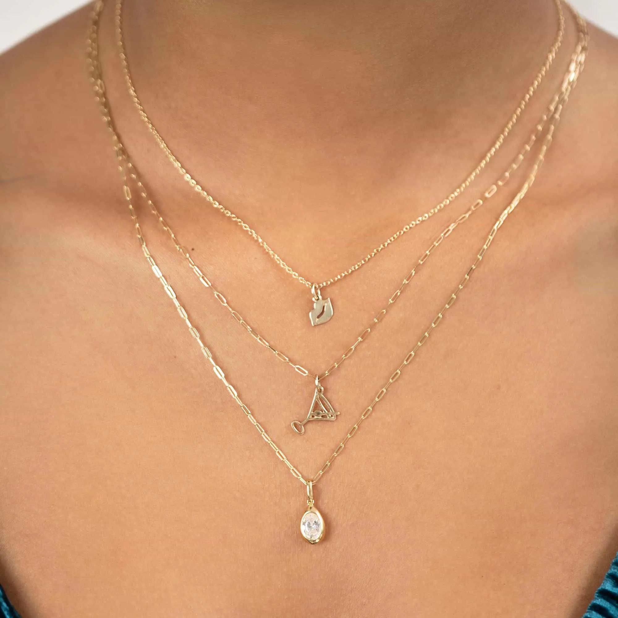 Martini Glass Charm Pendant
