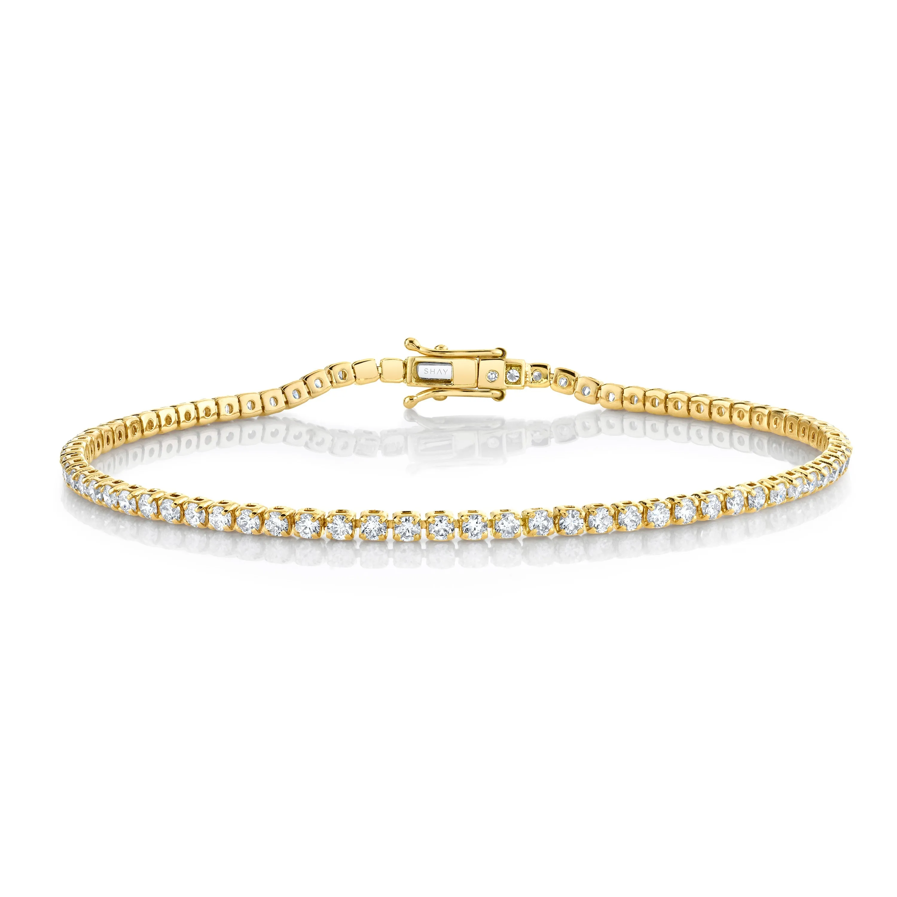 MEN'S DIAMOND SINGLE LINE THREAD BRACELET