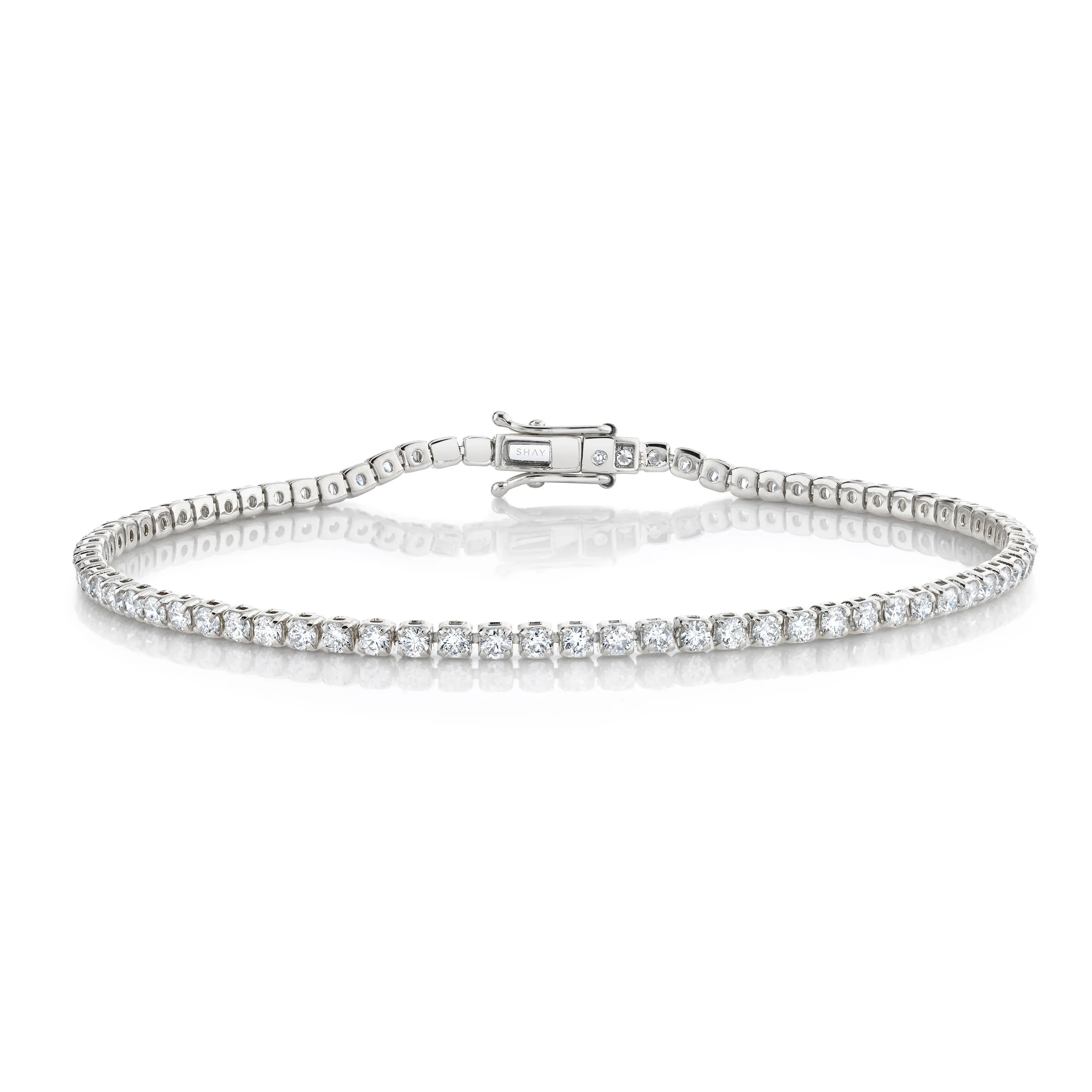 MEN'S DIAMOND SINGLE LINE THREAD BRACELET