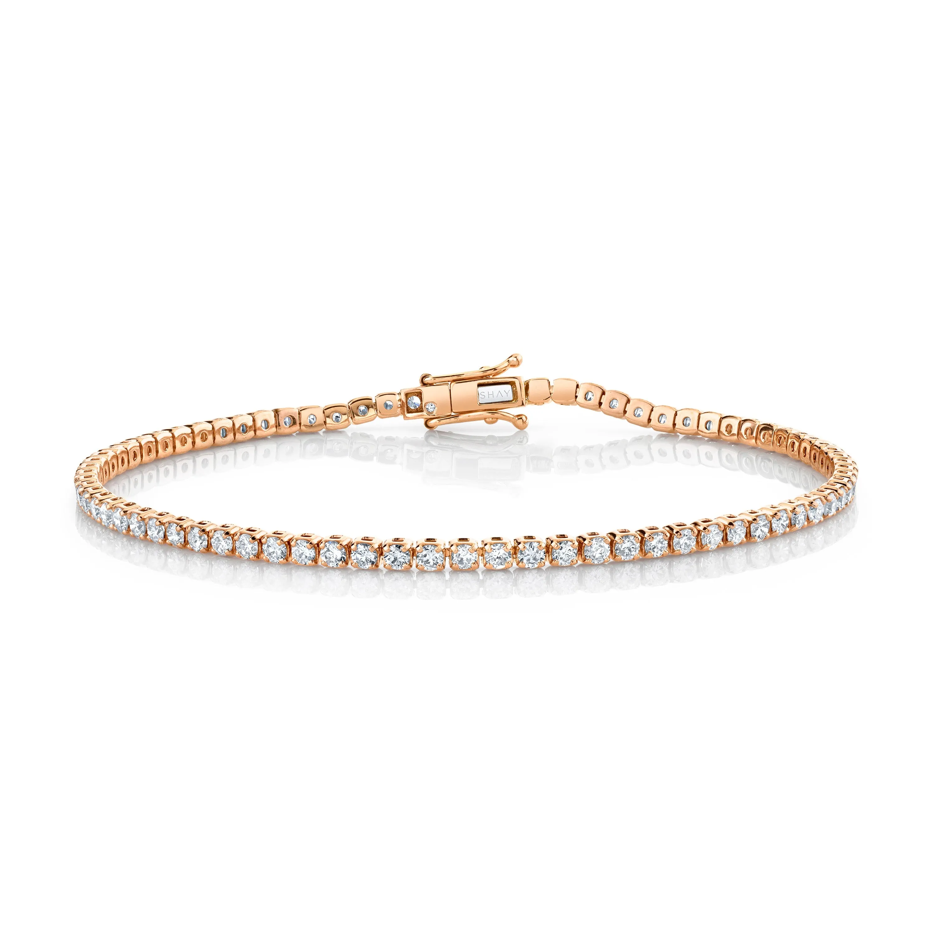 MEN'S DIAMOND SINGLE LINE THREAD BRACELET
