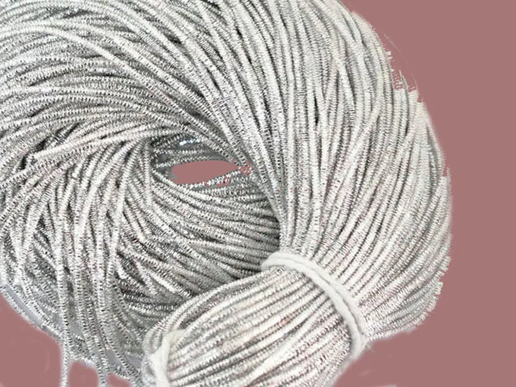 Metallic Silver Nakshi / Bullion Wire (Wholesale)