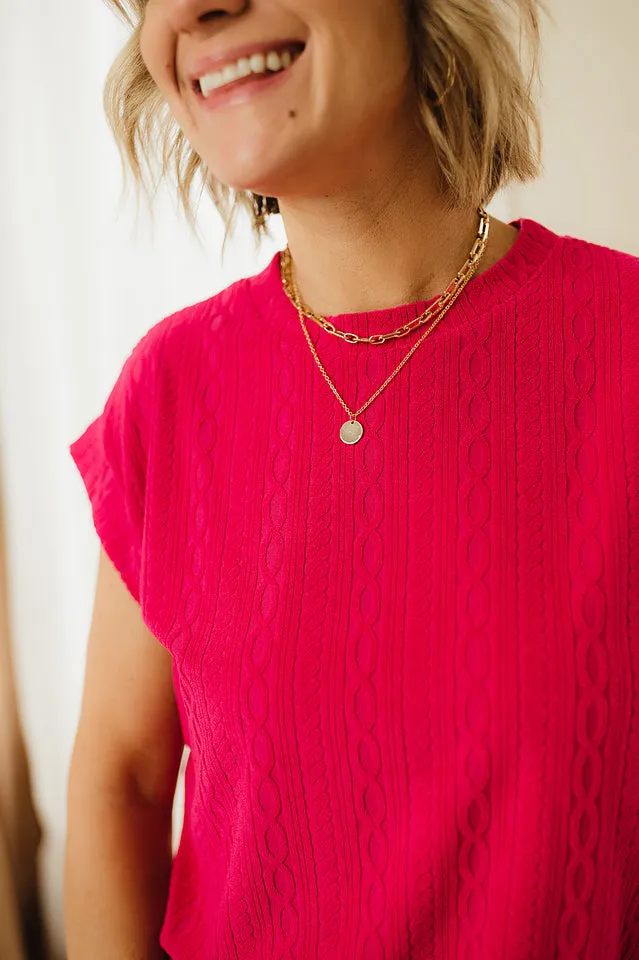 Mix Chain Disc Necklace
