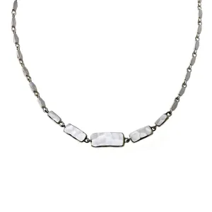 Mystical Pagoda Solid Cube Sterling Silver Necklace