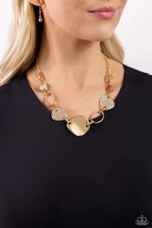Necklaces Asymmetrical Attention - Gold