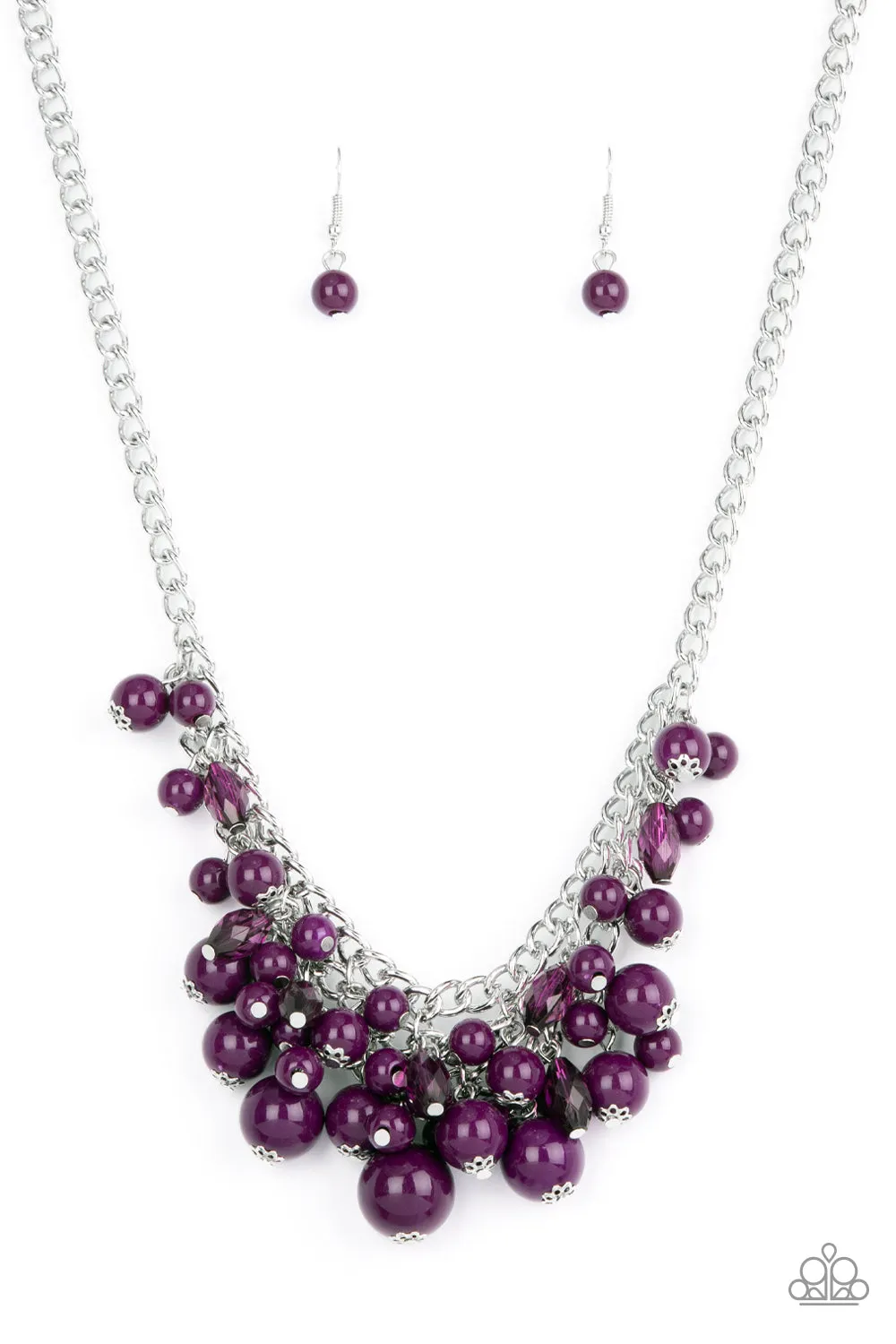 Necklaces Broadway Bustle - Purple N2308