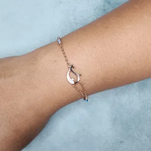Orca Rosegold Bracelet