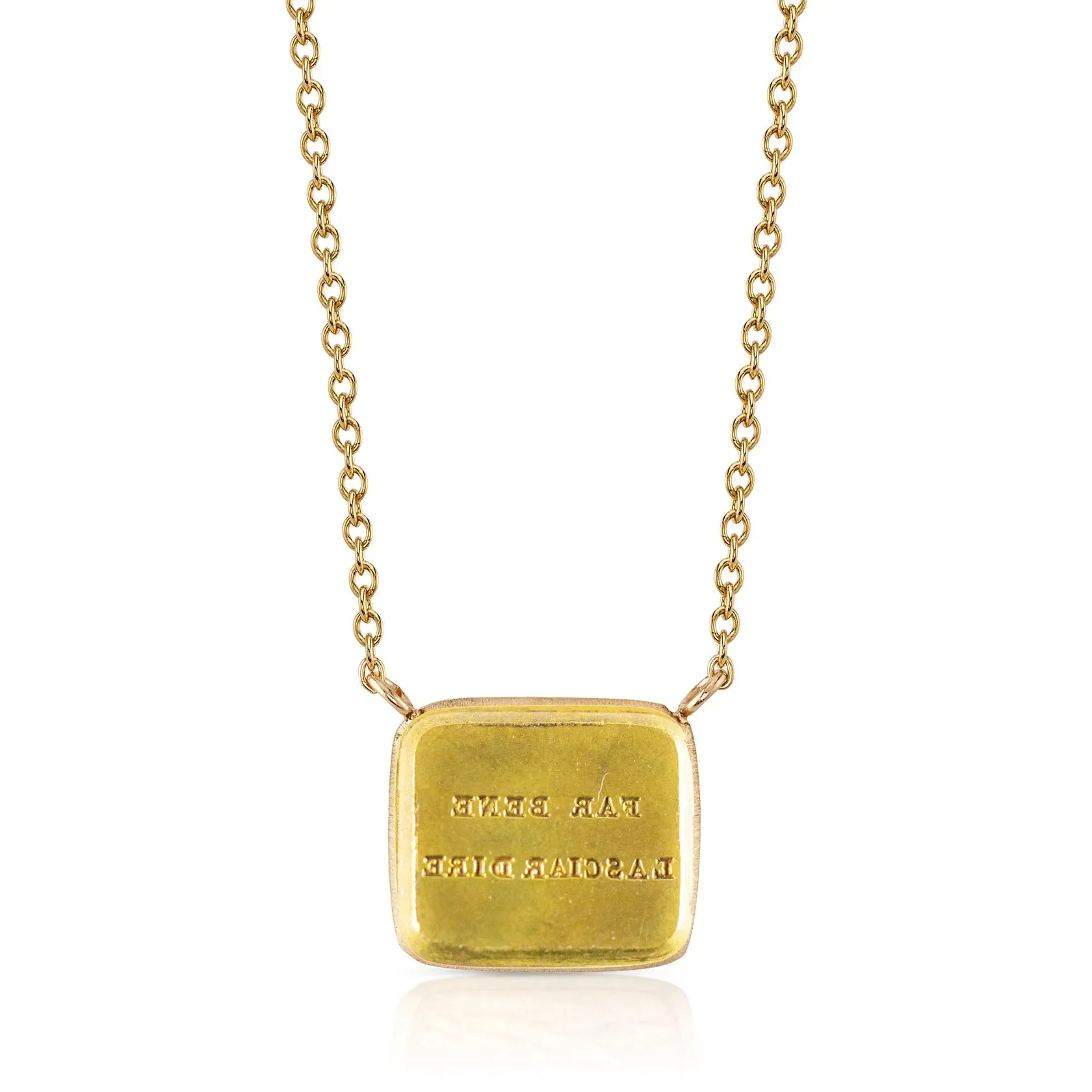 Pain Makes Me Fly Duo Motto Necklace