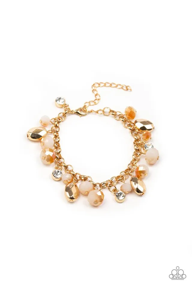 Paparazzi Bracelet ~ Dazing Dazzle - Gold