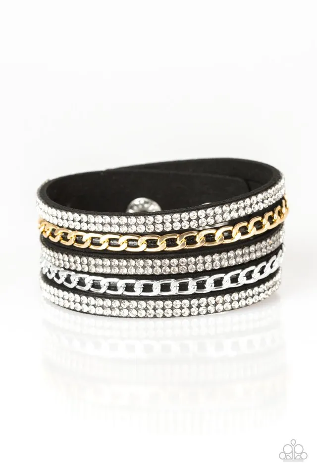 Paparazzi Bracelet ~ Fashion Fiend - Black