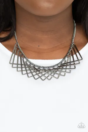 Paparazzi Metro Mirage - Black Necklace