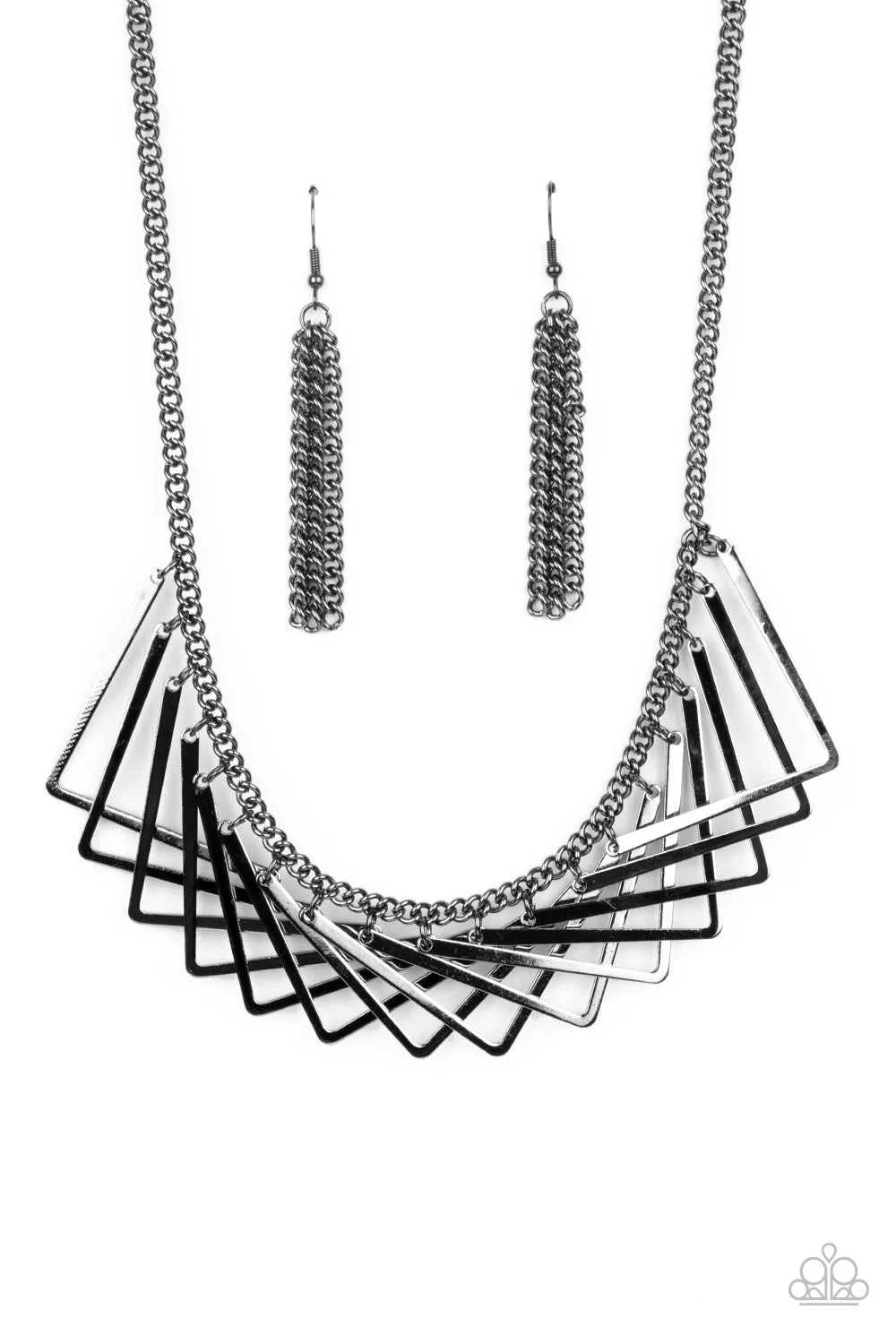 Paparazzi Metro Mirage - Black Necklace