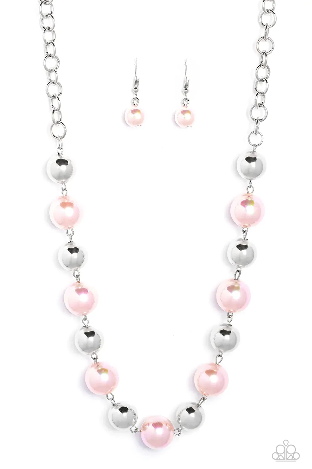 Paparazzi Necklace ~ Dreamscape Escape - Pink