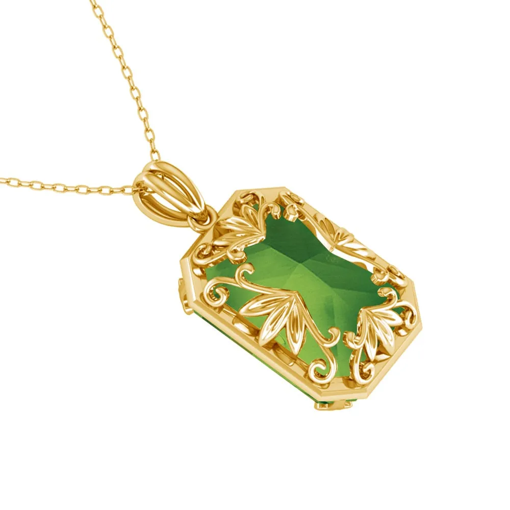 Peridot Birthstone Viking Gemstone Pendants