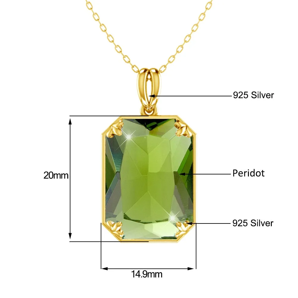 Peridot Birthstone Viking Gemstone Pendants