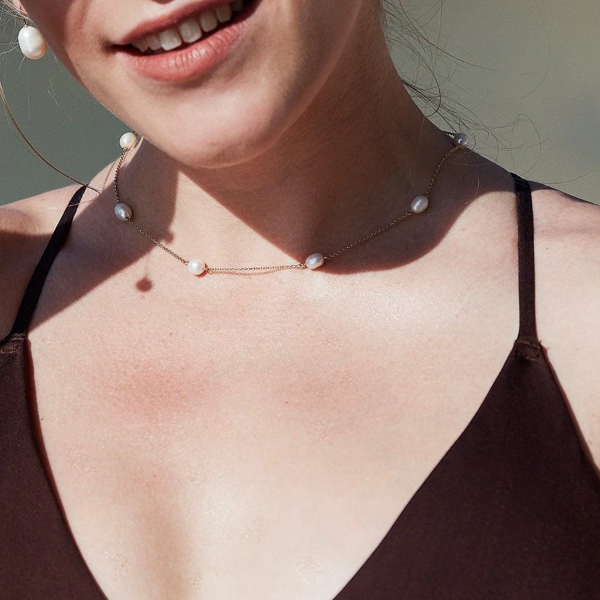 PERLA NECKLACE MULTI STEEL