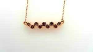 Pink Sapphire Necklace