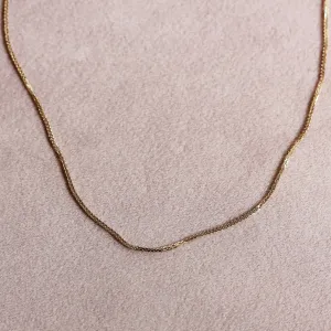 Plain Sophie Necklace 14K Gold
