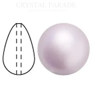 Preciosa Crystal Nacre Pear Drop Pearl Lavender