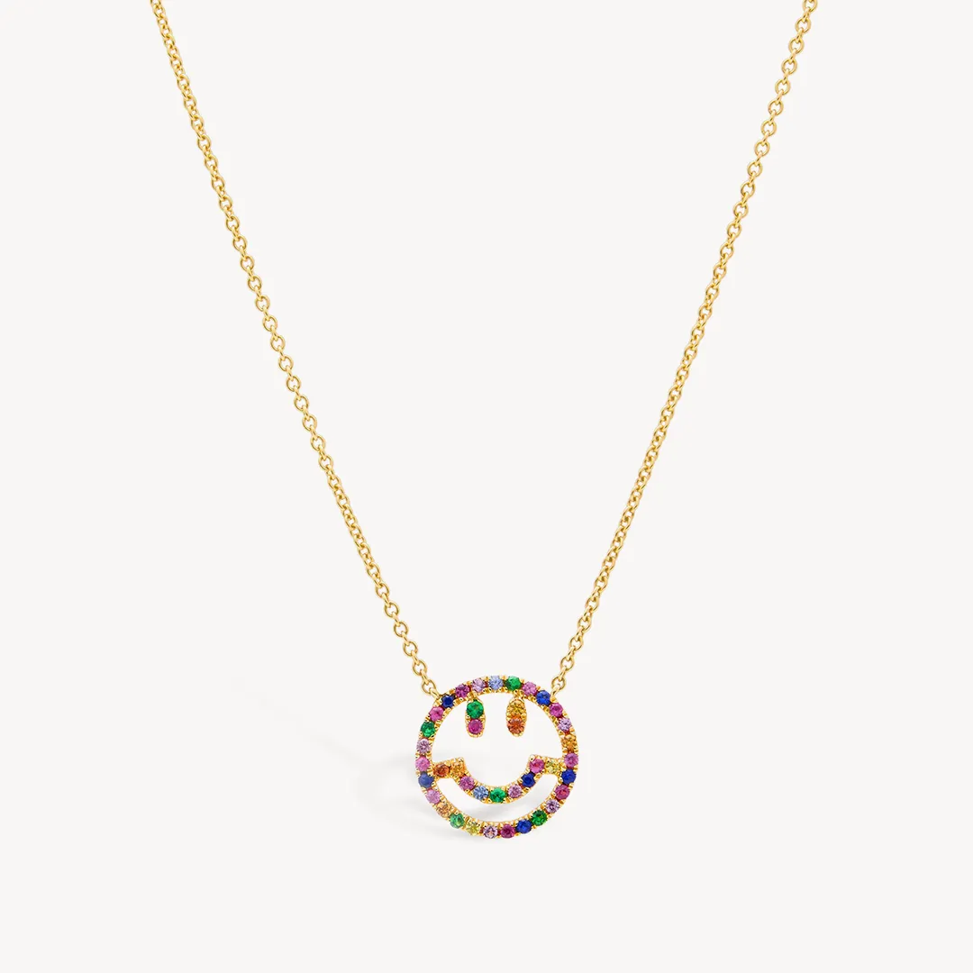 Rainbow Have A Nice Day Necklace