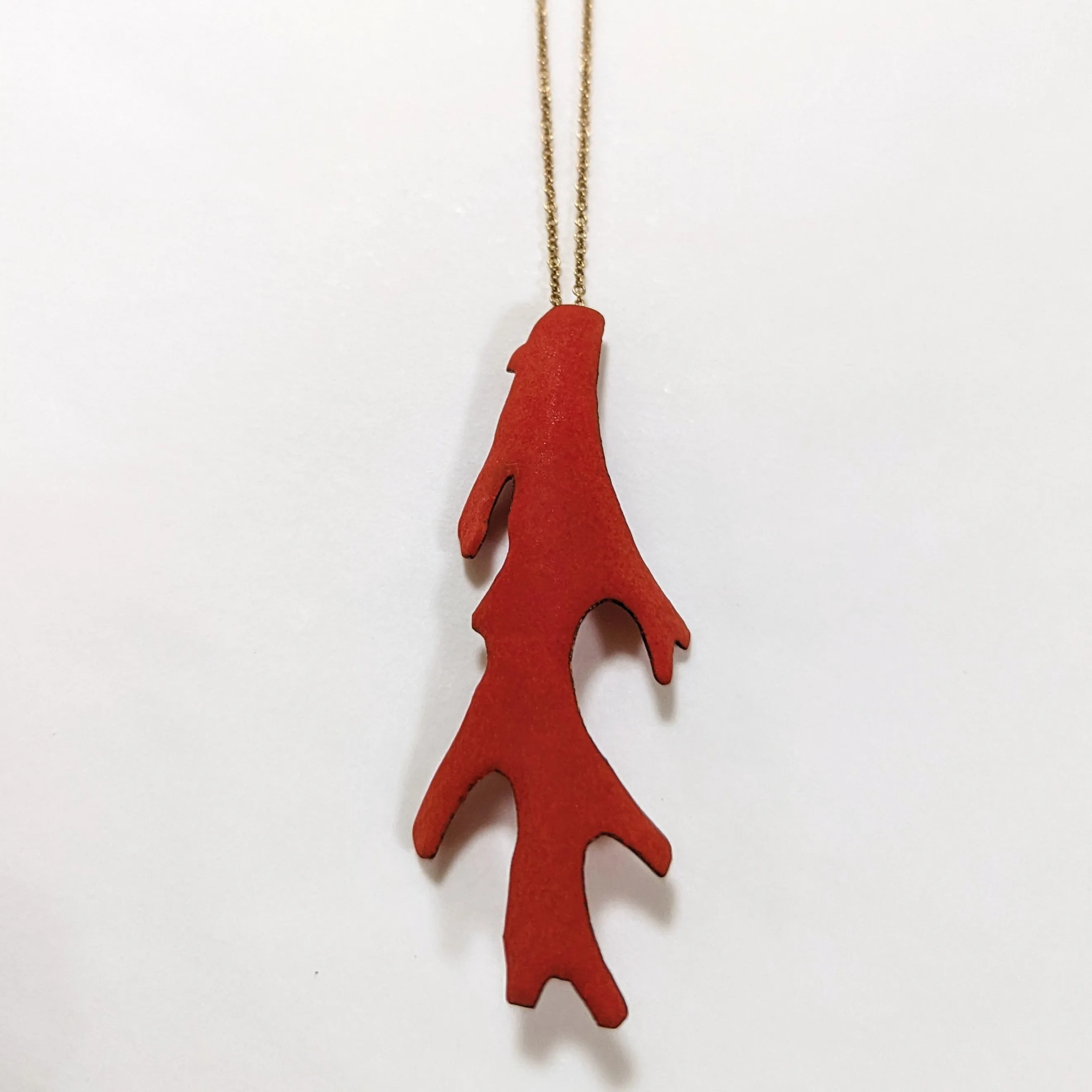 Red Coral Pendant