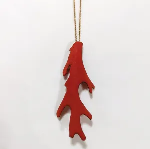 Red Coral Pendant