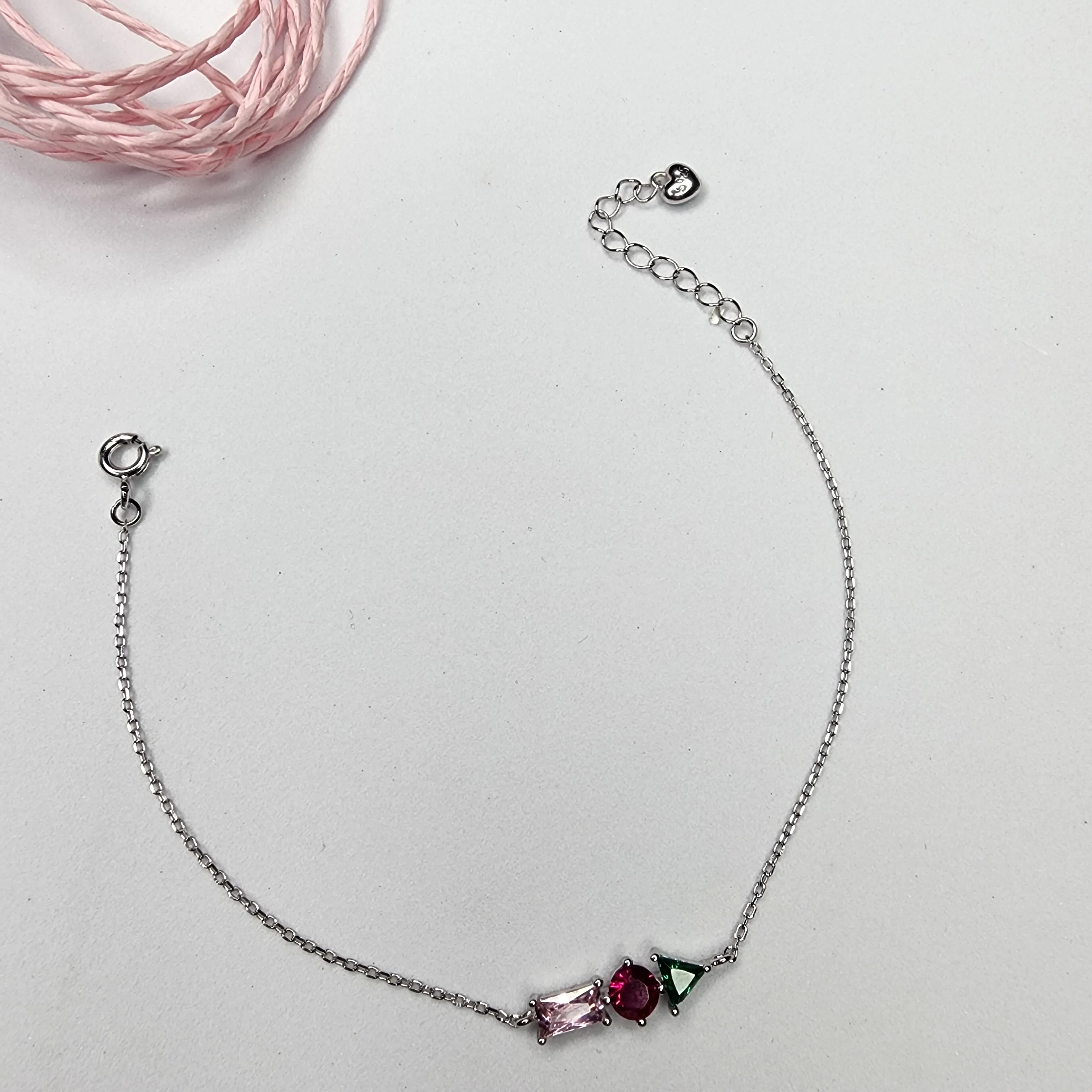 Rose Silver Bracelet