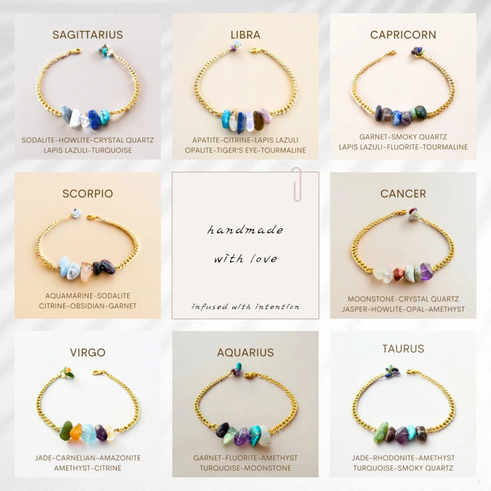 Sagittarius Zodiac Bracelet