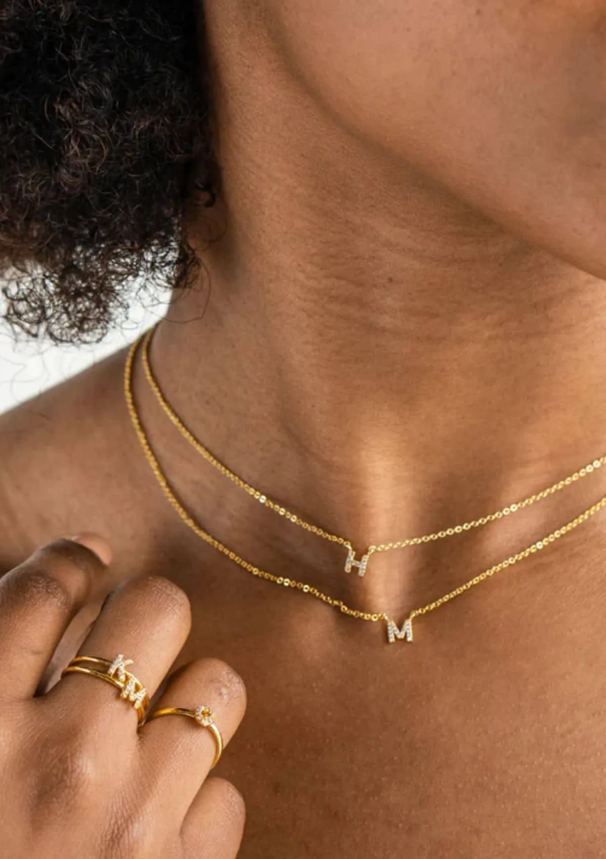 Shiny Initial Necklace