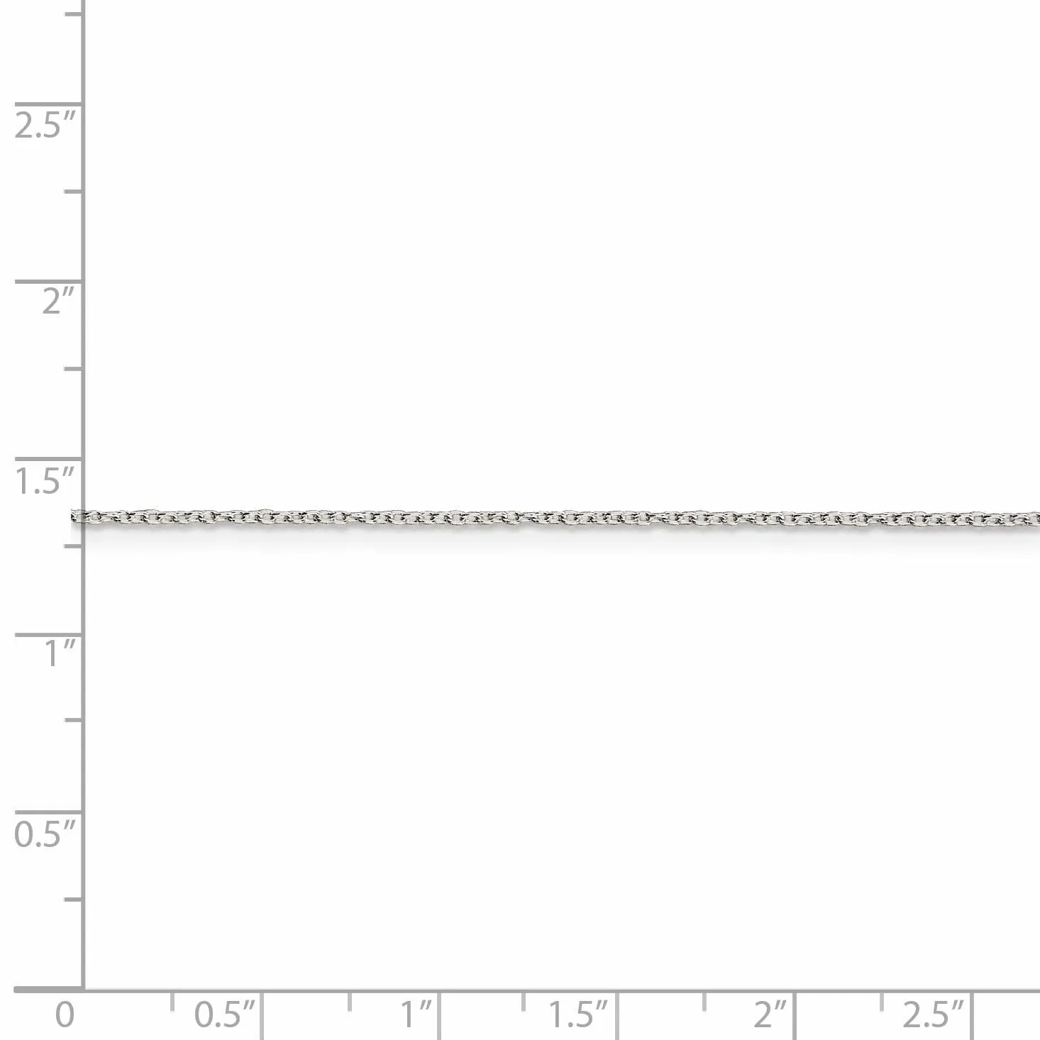 Silver Polished 0.6-mm Fancy Rolo Cable Chain