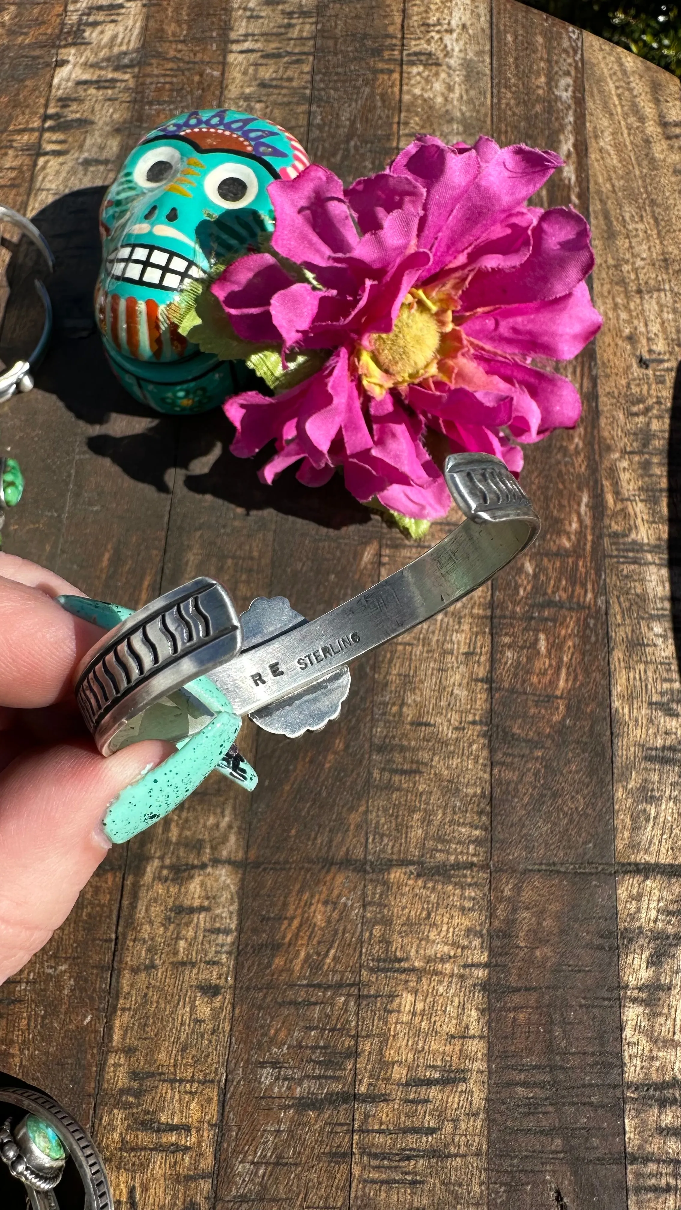 Sonoran Stamped Cuff #6