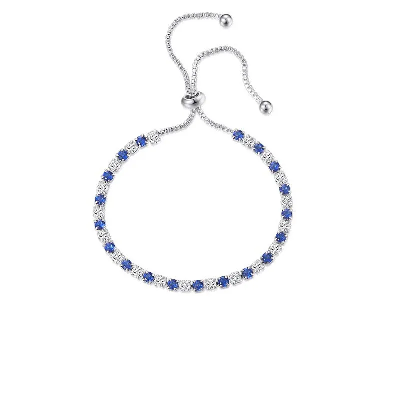 Sparkling Colorful Zircon Bejeweled Tennis Bracelets