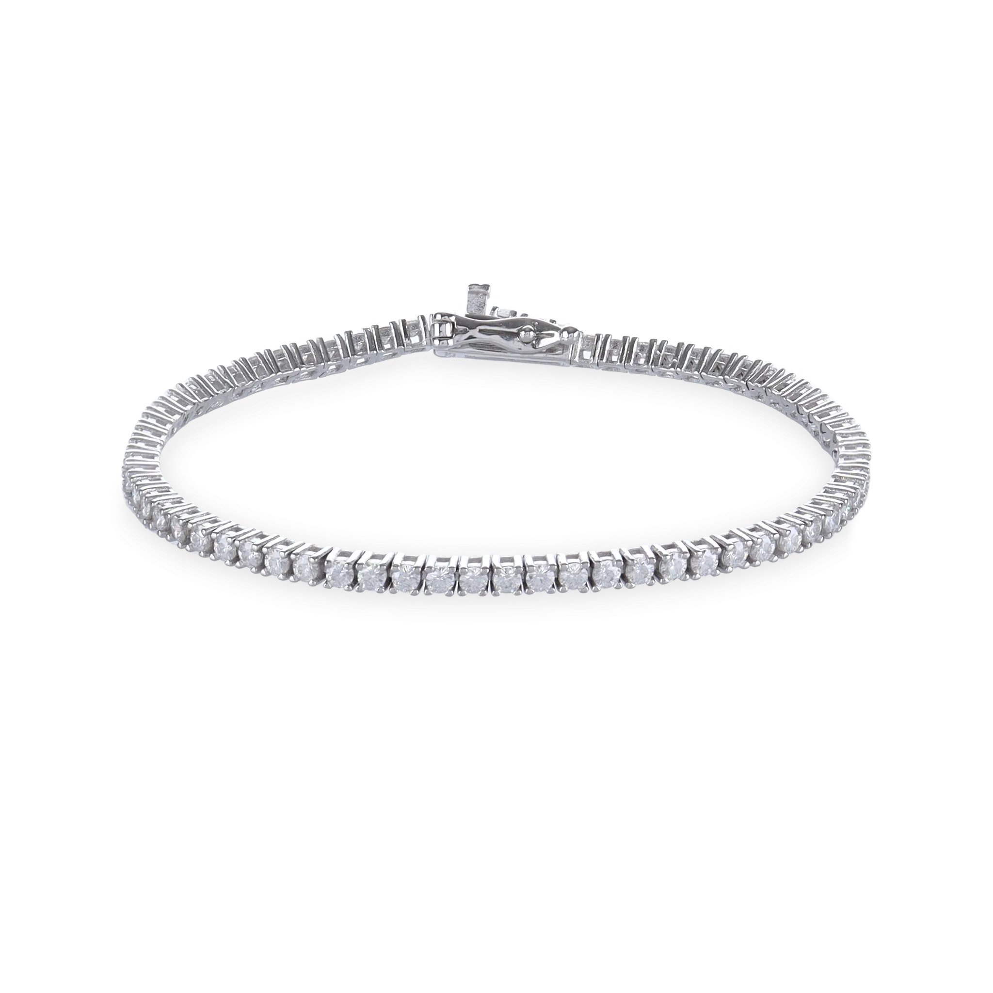 SPARKLING THIN TENNIS BRACELET