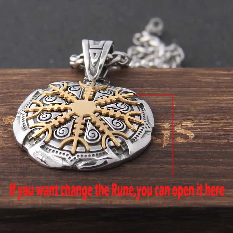 Stainless Steel Scandinavian Viking Necklace
