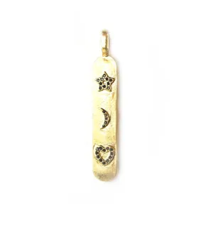 Star Moon Heart Bale Charm