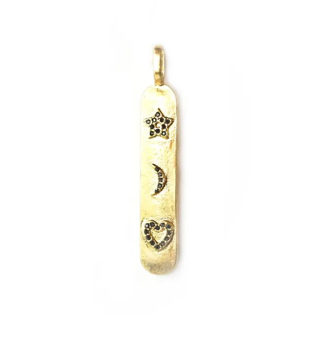 Star Moon Heart Bale Charm