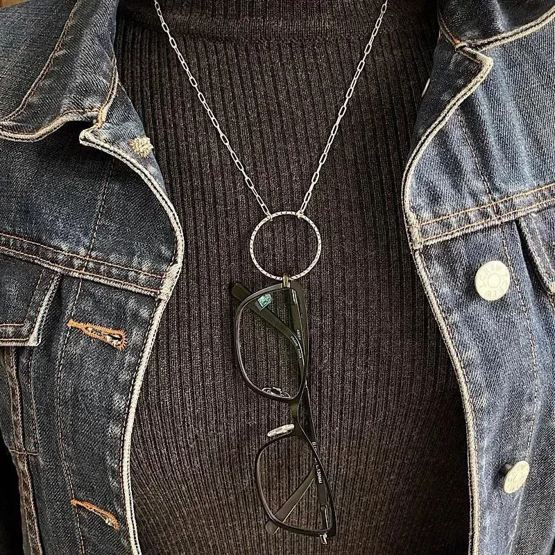 Sterling Silver Circle Necklace