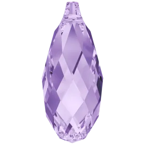 Swarovski Pendants Briolette (6010) Tanzanite