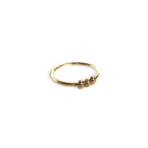 Three balls Band Ring