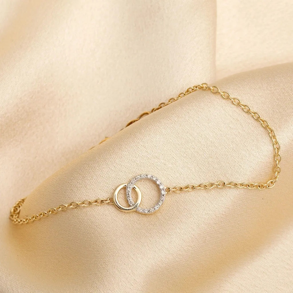 Together Forever Diamond Bracelet | 9ct Gold